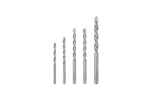 Bosch Accessories 260925C095 5 Embouts de vissage et de Douilles Coffret de forets (béton, Accessoires pour perceuse à Percussion)