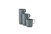 Amuse- Eco Friendly Sturdy Unbreakable & Stackable Mugs for Water, Coffee, Milk, Juice, Tea- Set of 6-11 oz (Gray)