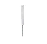 Zippity Outdoor Products ZP19003 Newport Finishing Dig Vinyl Post, 3' Tall, White