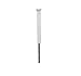 3ft Tall (1 Post) Fence Finishing Post For WamBam Newport No Dig White Picket Fence, Easy Install Outdoor Fence for Backyard or Patio, Outdoor Fencing, No Dig Fence Panels, ZP19003