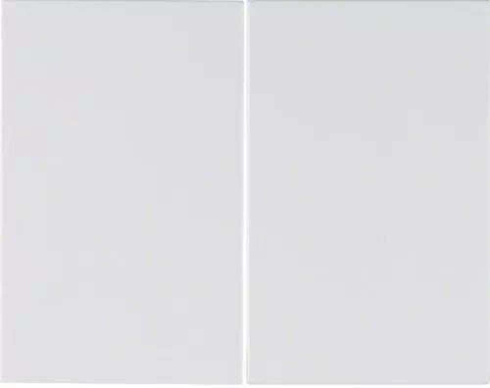 Hager K1 Key Without Lens for Mechanism Double Polar White