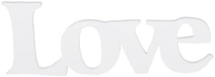 Darice 9182-63 Wood Cutout, Love Sign