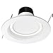 Sunco 5/6 Inch LED Recessed Downlight, Smooth Trim, Dimmable, 13W=75W, 830 LM,2700K Soft White, Damp Rated, Simple Retrofit Installation - UL + Energy Star