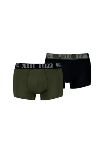 Calzoncillos Tipo bóxer para Hombre, para Uso Diario, Paquete de 2 Unidades, Color: Noche del Bosque, Talla XL, Marron, XL