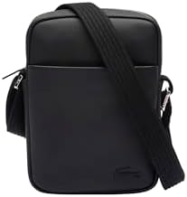 Amazon.com: Lacoste Men's Classic Flap Crossbody Bag, Black Flap
