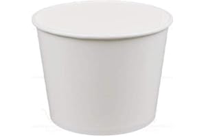 Tabletop king 5 lb. White Disposable Paper Ice Bucket - 25/Pack