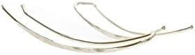 PINJEAS Ear Climber Earrings hHandmade Crawler Bar Pins Sweep Long Oorbellen Minimalist Gift Ear Clip Cuff Earring (silver)
