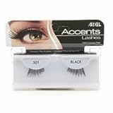 Ardell Lash Accents Pair Style 301, Black (4-Pack)