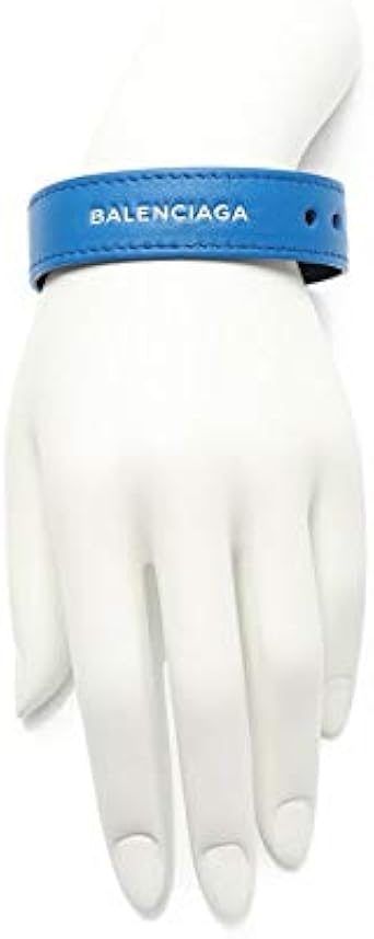 Amazon Co Jp バレンシアガ Balenciaga パーティ ブレスレット レザー 青 黒 中古 ジュエリー