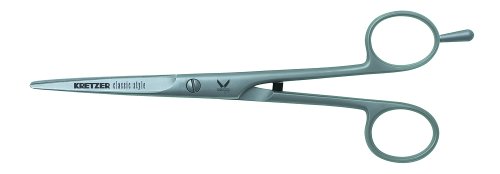 Kretzer Classic-Hairdressing Shear Stainless Steel, Satin Finish with Removable Finger Rest 6.0 Inch (57115)-Made in Germany - Thumbnail 2