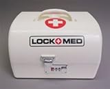 LockMed Vanguard Vented Home Medication / Pill Lockbox w/Combination Lock Authorized Dealer Free Shipping