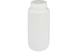 labForce | Durable HDPE Wide Mouth Round, HDPE with PP Closure | BPA and Phthalate free | 1000mL (Case of 24)