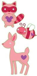 My Funny Valentine Adhesive 3-D Accents // TPC Studio