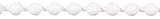 Amazing Drapery Hardware Continuous Plastic Bead Chain Loop -White - Drop: 6'