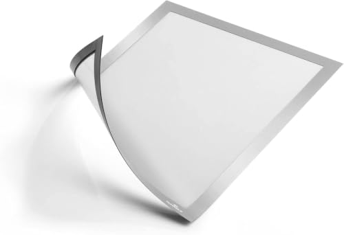 Durable Magnetic Display Frame Duraframe A4, Pack of 5, Silver