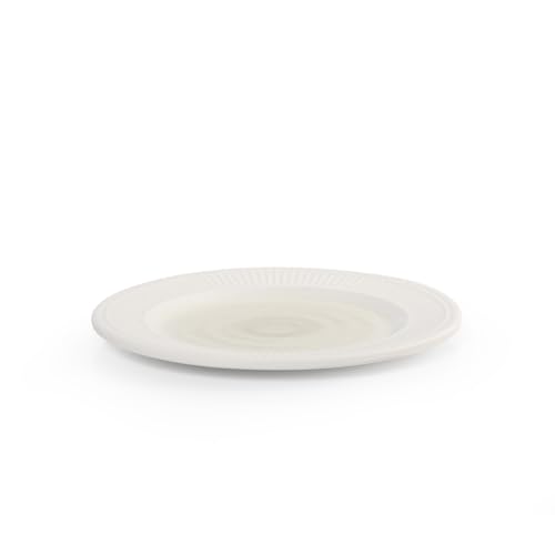 POZZANI Prato Raso 15cm Oasis Off White em Melamina – Resistente, Leve, Não Quebra e Fácil de Limpar