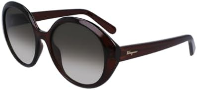 Amazon.com: Salvatore Ferragamo Oval Sunglasses SF600S 220  display picture 1
