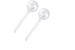 Essivox 2Pcs Plant Watering Globes, Automatic Self Watering Bulbs, Plastic Stakes for Indoor Outdoor Potted Plants, Garden Ir