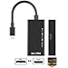 Micro USB to HDMI Adapter, MHL to HDMI Converter Cable Android Smartphone Tablet MHL Function, Support Full HD 1080P Video Audio Output (micro usb to hdmi)