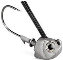 Warbaits Slayer Head Weedless Swimbait Swim Jig (Silver, 1 1/2 oz)