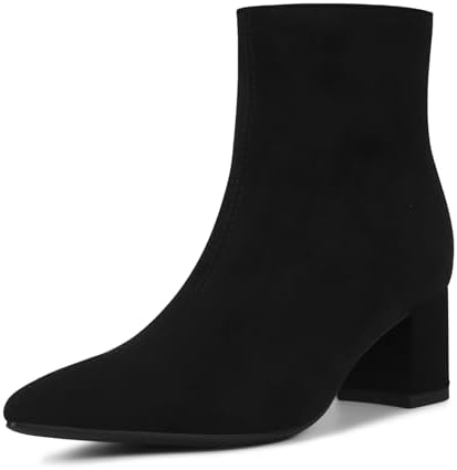 Amazon.com | Marc Fisher Women's Gismo Bootie, Black Leather 001, 5 | Ankle  & Bootie