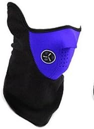 Black Seamless Skull Face Tube Mask Buff Blue Pack Of 2