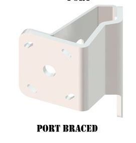 Braced Kit S-2-2 Port - White