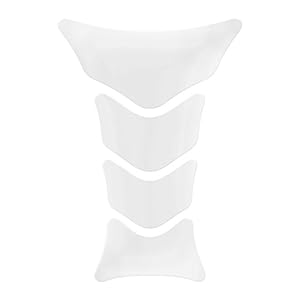 BIKE-label Tankpad 3D 500381-VA Transparant tankbescherming motorfiets sticker lakbescherming