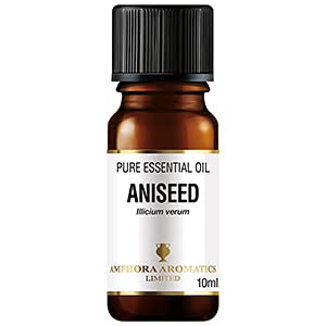 Aniseed Essential Oil in a 10ml amber glass dropper bottle