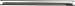 San Jamar CK6524A Anodized Aluminum Slide Check Rack, 24" Length x 3/4" Width x 2" Height primary