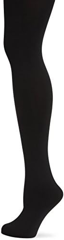 Emilio Cavallini Women's  Microfiber Super Opaque 3 Dimension Tight Set, Espresso/Black, S/M