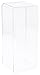 Pioneer Plastics Clear Acrylic Beveled Edge Display Case for 12 Doll or Figure