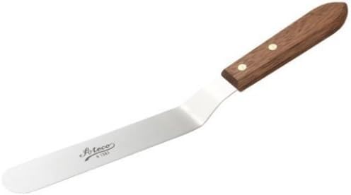 Ateco 7.5 Offset Stainless Steel Icing Spatula - Cake Frosting Filling Spreader