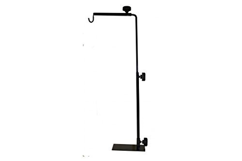 Komodo Light Stand/Adjustable Height/Use over mesh tops/tortoise tables - 37-63cm height