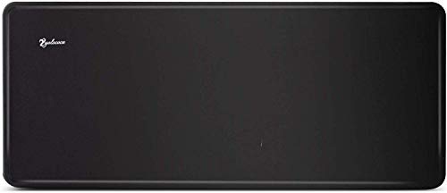 Yolococa Tassenmatte für Kaffee, Espresso, Kaffee, Zubehör, Silikonmatte, Puderpresse, 5 x 12 Zoll, Schwarz