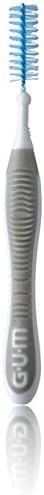 GUM Trav-ler Interdental Brushes 6 piece ISO 6 Grey 2.0mm, pack of 3 (3x 6 pieces), 6 count (Pack of 3)