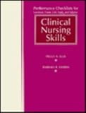Performance Checklists for Clinical Nursing Skills, Ellis, Steve and Harbin, Barbara H., 0721658482
