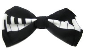 Men's Unisex Wedding Party Tuxedo Black and white Music Piano Keys Dress Bow Tie Bowtie! Brand New in Factory Box!