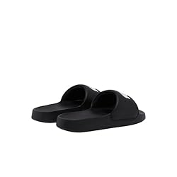 Lacoste Women's Serve Slide, Black & White Croc, 6