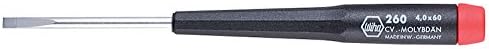 Wiha Quality Tools 26020 - Screwdriver - Slotted TiP, 5/64 in Tip Size, 40 mm Blade Length, 120 mm, Pack of 15