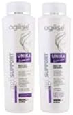 Agi Support Unika Home Care Kit 2x500ml - Agilise Brazilia Keratin Hair Treatment
