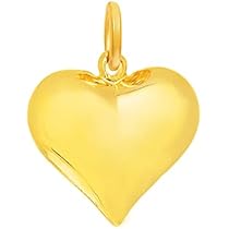 【MEJURI】Love Charm*チャームのみ 14k Yellow Gold Amazon.com: JewelStop 14k Yellow Gold Puffed Heart Love
