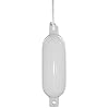 4-Boat-Fender-65-x-23-Vinyl-Bumper-Dock-Shield-Protection-White-Includes-4-Fender-Lines-7-Long