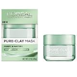 L'Oreal Paris Pure-Clay Mask, Purify and Mattify, 2 oz