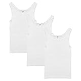 Jack & Jill Tank Tops Girls - White Undershirt