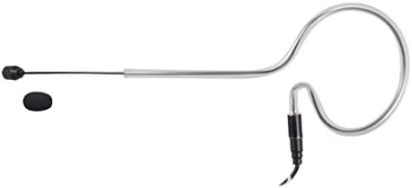 BE4Sb-SH Black Earset Headset Microphone with 4.2" Standard boom suit Shure, Carvin &amp; Line6 Bodypack Transmitters - single ear hook - lightweight - Cream - TA4F mini 4 pin XLR plug - 1 Year Warranty