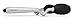 Dreamfarm Clongs Grippy Silicone & Stainless Steel Kitchen Cooking Tongs with Click-Lock Open & Close - 12