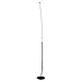 Brightech Sparq 2 - Arc LED Floor Lamp - Modern Over The Sofa Living Room Light - Warm White Arch Lighting for Bedrooms or Offices - Dimmable Minimalist Pole – Jet Black