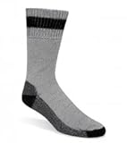 Wigwam Diabetic Thermal Socks,Gray/Black,XL