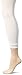No nonsense Women's Super Opaque Capri Tight With Lace Trim Sockshosiery, -White, M